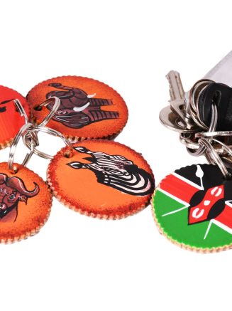 Animal Print Key Holder