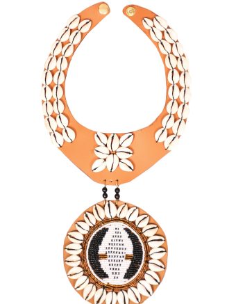 Brown Chocker Cowrie Shells Necklace