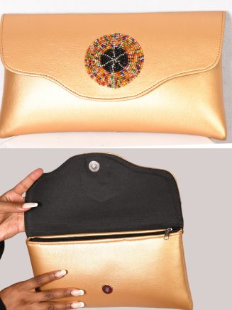 Gold Clutch Bag