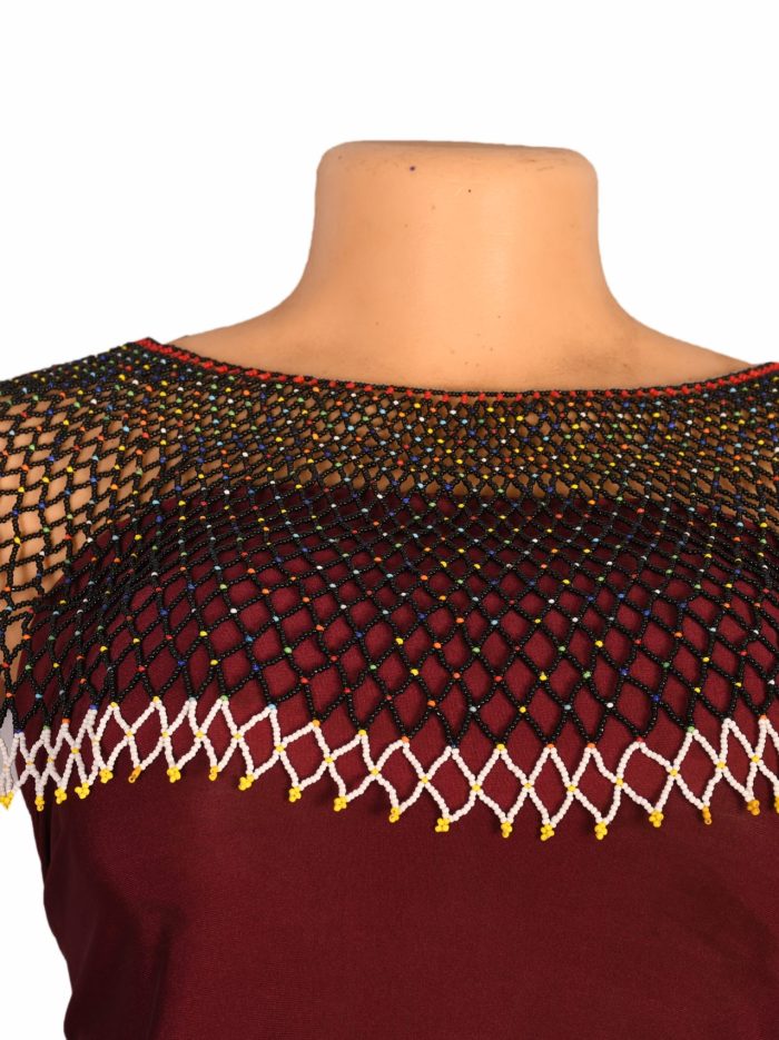 fine beades dress necklace