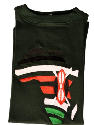 Black T-shirt with Africa Map