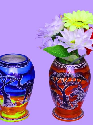 Handcrafted African Soapstone Vase