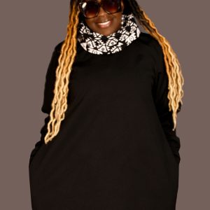 African Snood Free Dress,