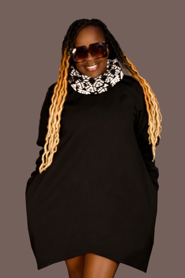 African Snood Free Dress,