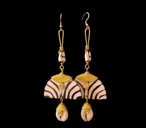 Zebra Line Earrings