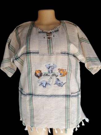 African Big 5 Embroidered Shirt