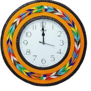 beaded clock w