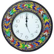 beaded clock w 3