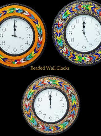 Maasai Beaded Wall Clocks