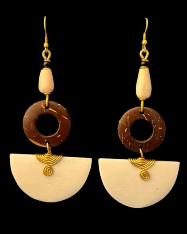 Teardrop Bone Earrings