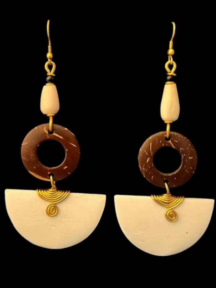 Teardrop Bone Earrings