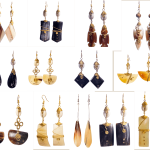 Assorted African Horn Earrings