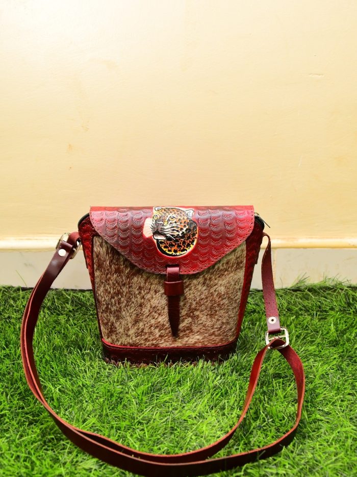 Cow Hide Skin Bag