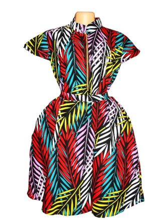 African Skater Dress