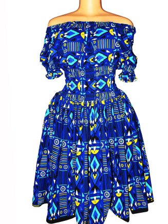 Off-Shoulder Skater Dress