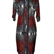 Button-down African dress