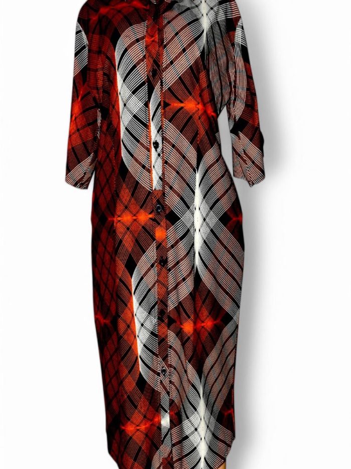 Ankara shirt dress