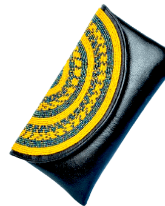 Beaded Elegance Clutch