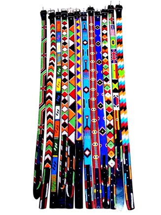 African Beaded Belts
