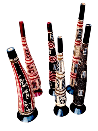 African Decorative Gourds. Handmade African products