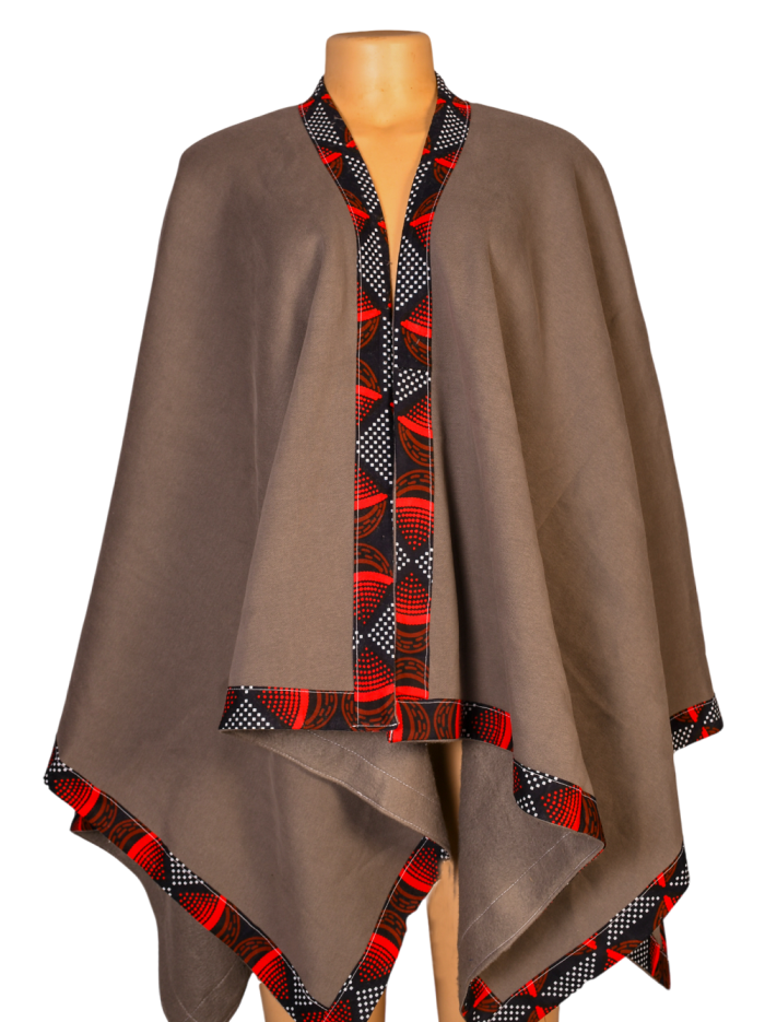 African Waterfall Poncho