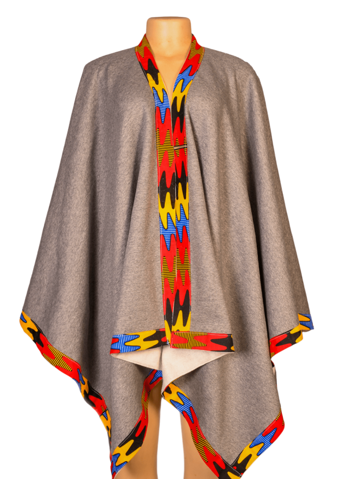 African Waterfall Poncho