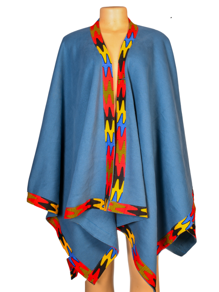 African Waterfall Poncho5