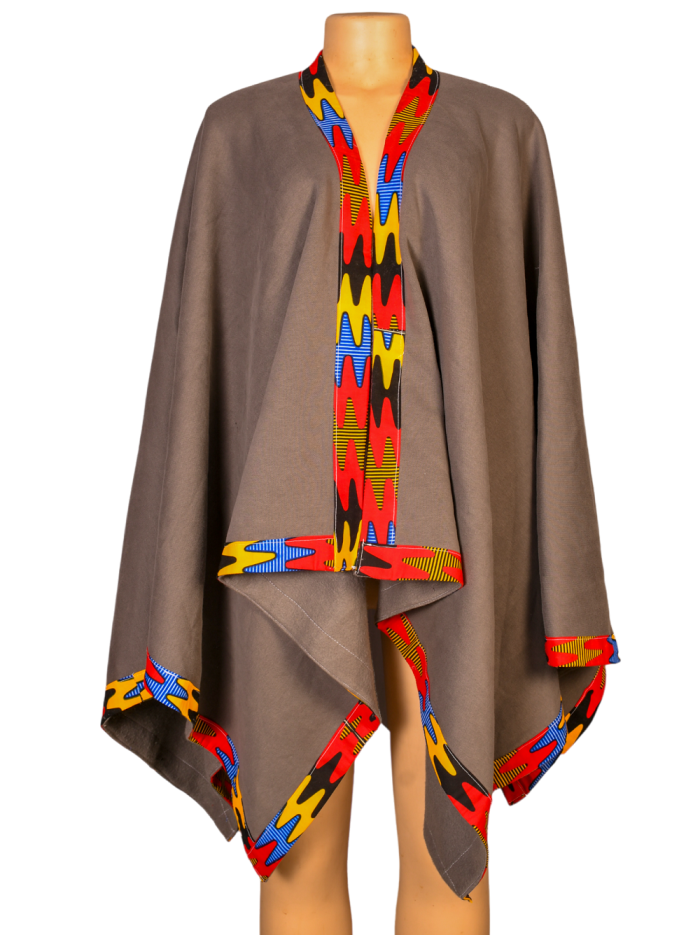 African Waterfall Poncho7