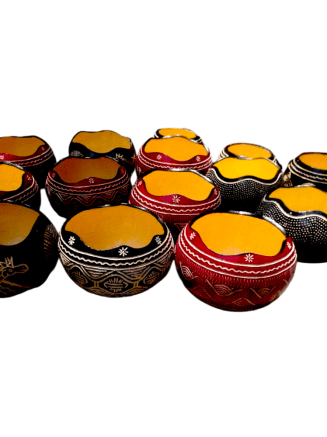 African calabash bowls
