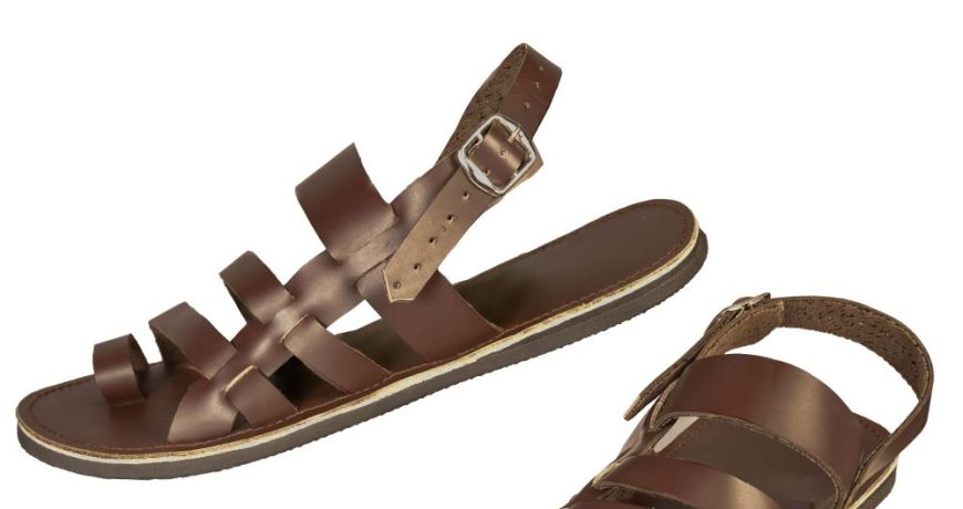 Handcrafted Brown Leather Gladiator Sandals