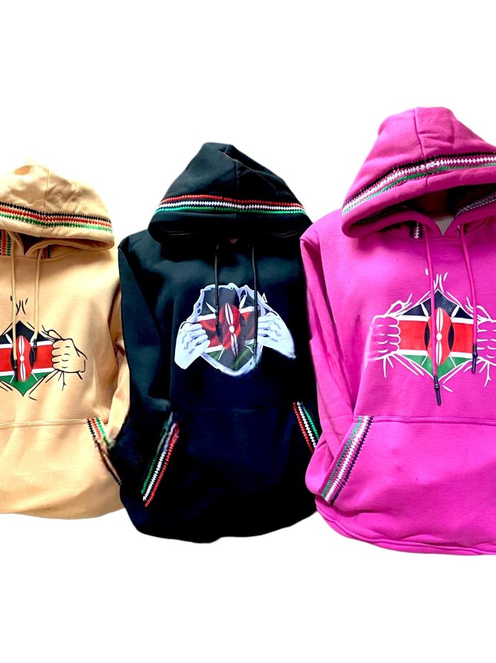 Kenyan Flag Hoodies