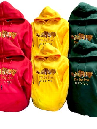 Wholesale Big Five Kenya Embroidered Hoodies