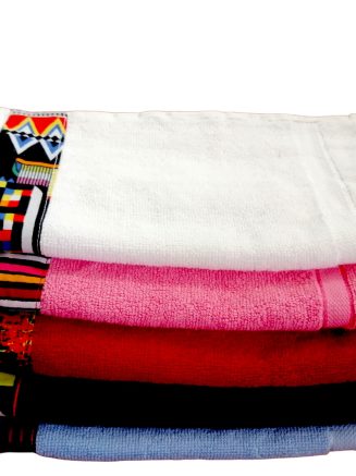 African-Inspired Face Towels