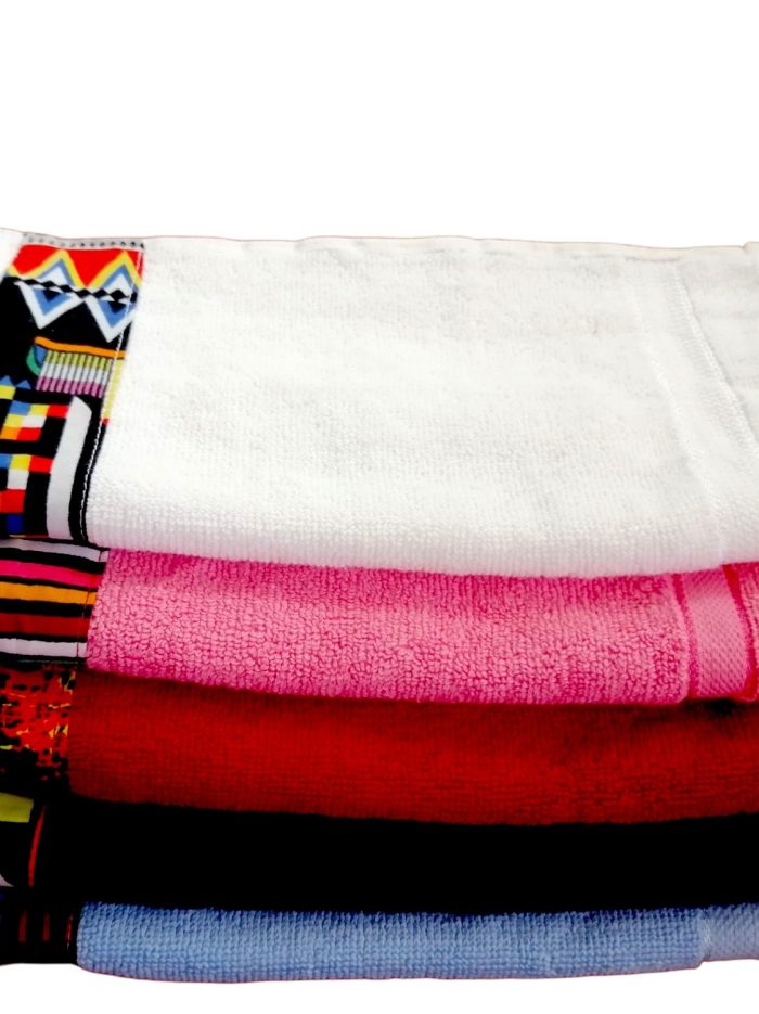 African-Inspired Face Towels