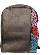 Custom African print leather backpacks in bulk