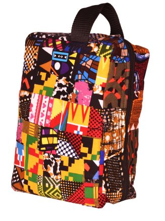 African Print Picnic Handbag