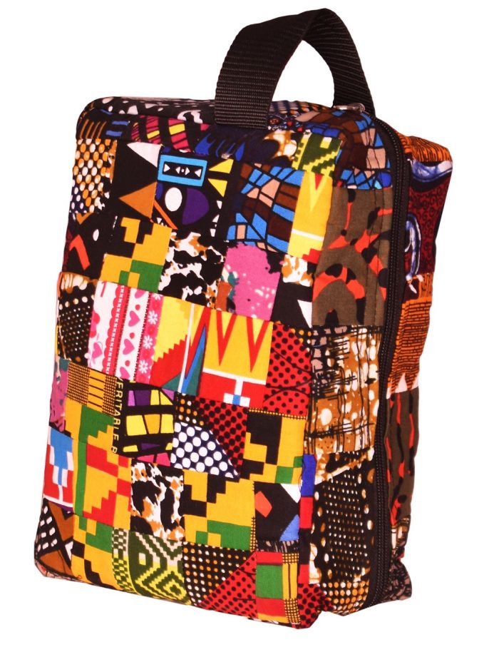 African Print Picnic Handbag