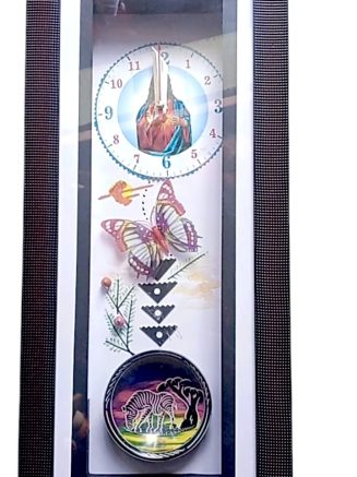 African-Themed Wall Clock