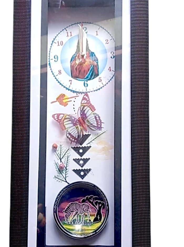 African-Themed Wall Clock