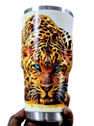 Leopard Stainless Steel Tumbler