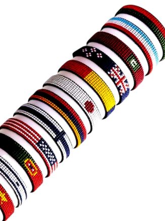 Wholesale Beaded Flag Bracelets