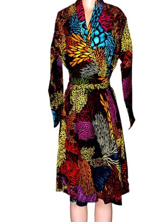 Wholesale African Print Wrap Dress