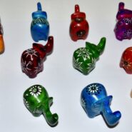 Soapstone Elephant Figurines