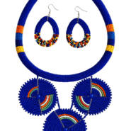 Maasai Beaded Necklace & Earring Sets ble